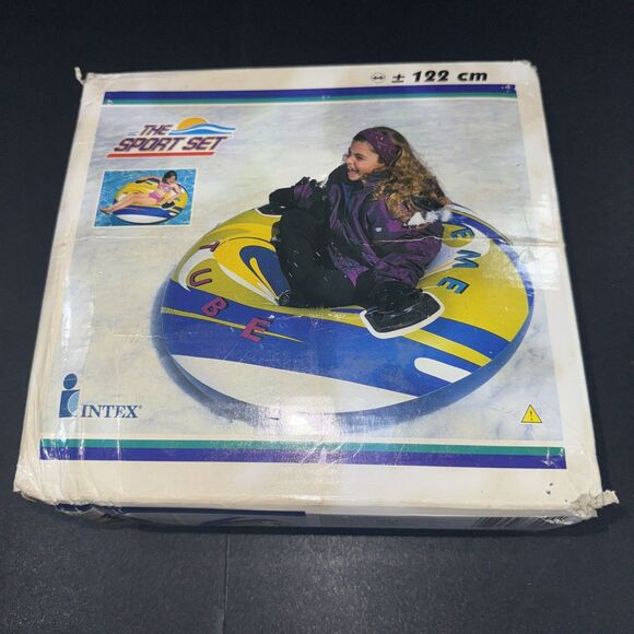 VTG NOS 2001 Intex The Sport Set Snow Water Inner Tube Sled Size 48” NIB - Picture 6 of 6